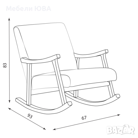 ЛЮЛЕЕЩО СЕ КРЕСЛО , снимка 4 - Дивани и мека мебел - 46159391