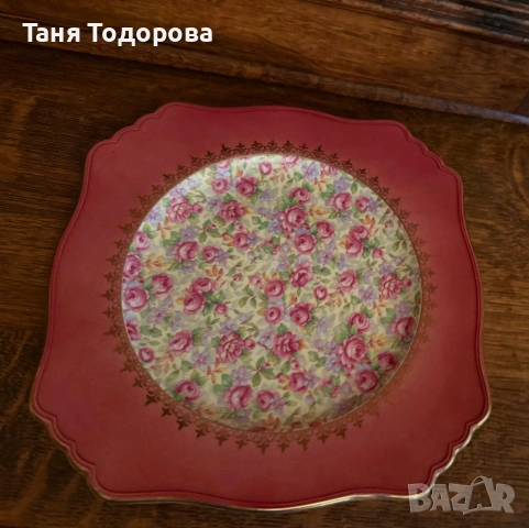 Винтидж чиния Royal Winton- English rose , снимка 2 - Прибори за хранене, готвене и сервиране - 54061457