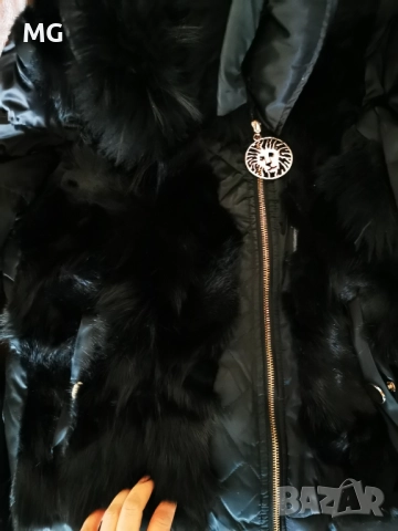 Яке с естествен косъм, снимка 2 - Якета - 52194791