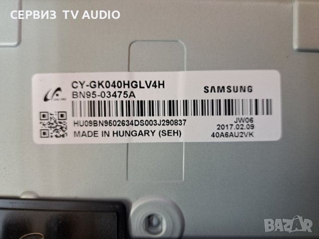  Power board BN41-02499A BN94-10711А .TV SAMSUNG UE40KU6072, снимка 3 - Части и Платки - 42440936
