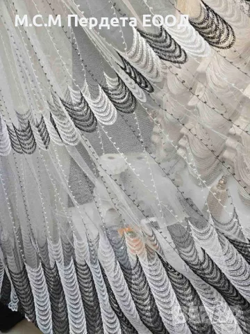 Нови модели плат дантела за тънки пердета , снимка 9 - Пердета и завеси - 44328550