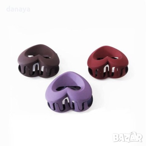 4053 Малка шнола за коса Сърце, 4 см