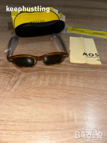 Слънчеви очила Moscot Lemtosh Linen Frame Dark Green Lenses, снимка 5 - Слънчеви и диоптрични очила - 53930943