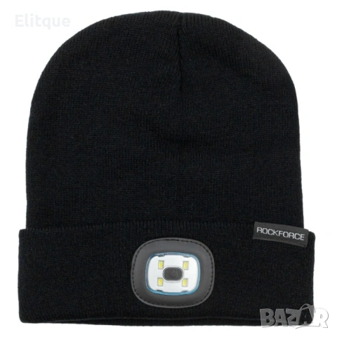 Зимна шапка с вградено LED осветление с USB зареждане , ROCKFORCE, снимка 2 - Друга електроника - 53127797