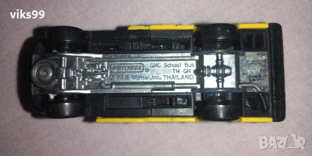 MATCHBOX Gmc School Bus - Made in Thailand, снимка 8 - Колекции - 38154343