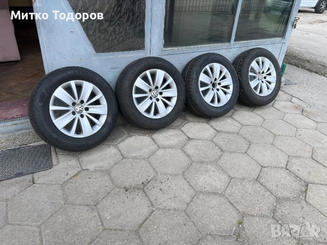 4бр.5/112/16 гуми с джанти