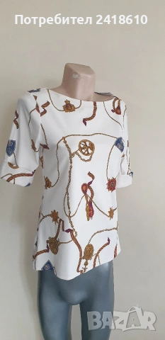 POLO Ralph Lauren Cotton Strech Stretch Womens Size L НОВО! ОРИГИНАЛ! Дамска Тениска!, снимка 16 - Тениски - 53756723