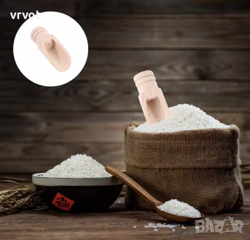 Лъжичка Дървена за Подправки и Чай, снимка 8 - Аксесоари за кухня - 36174913