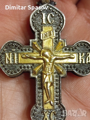Висулка Сребърен Кръст Енколпион Разпятие Богородица Мощехранителница Религия, снимка 5 - Колиета, медальони, синджири - 52889430