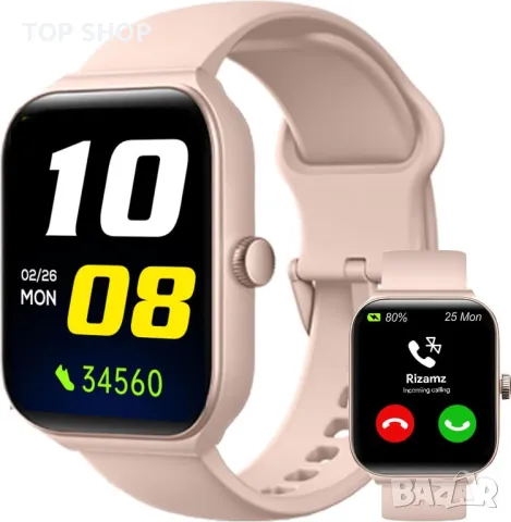 Смарт часовници RIZAMZ за жени - Alexa Вграден -1,95" TFT-LCD HD