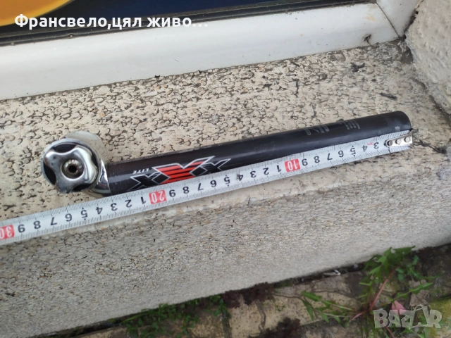 Карбон колче за седалка за велосипед колело 27.2 bontrager , снимка 4 - Части за велосипеди - 54131084