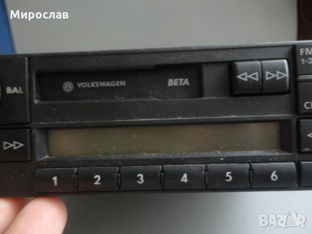 BLAUPUNKT  GRUNDIG BETA VW РЕТРО АВТО КАСЕТОФОН РАДИО ЗА КОЛА , снимка 3 - Аксесоари и консумативи - 31525826