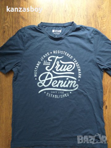 mustang alex c print tee - страхотна мъжка тениска , снимка 5 - Тениски - 40518312