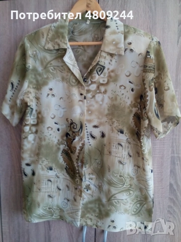 Дамска риза къс ръкав № 50, снимка 2 - Ризи - 54328389