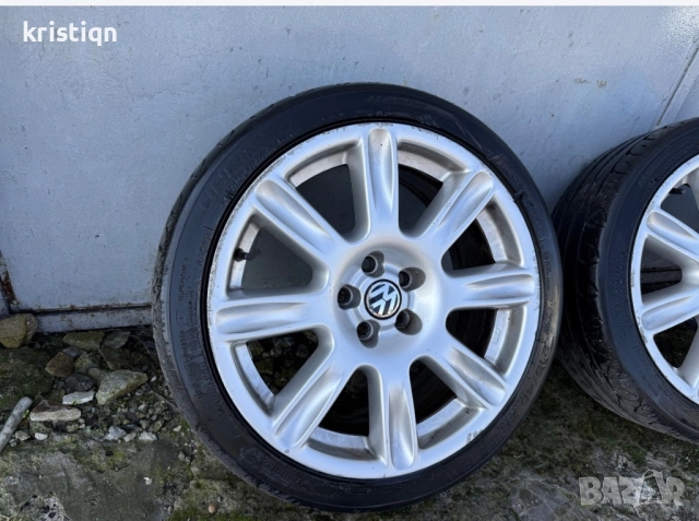 Джанти за VW 17” с гуми 5 х100, снимка 2 - Гуми и джанти - 52569231