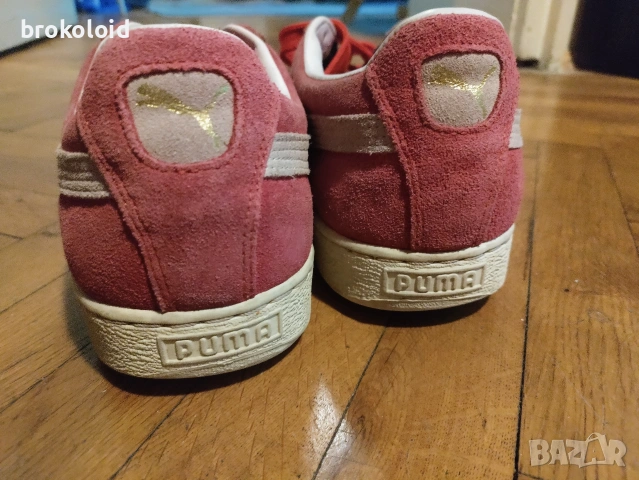 Puma Suede червени маратонки кецове 47, снимка 3 - Кецове - 54331358