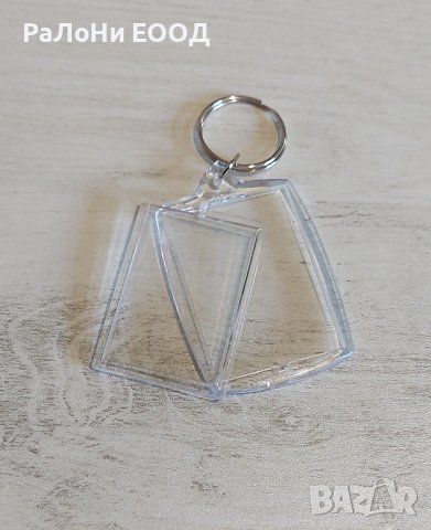 Пластмасов ключодържател с вложка, снимка 1