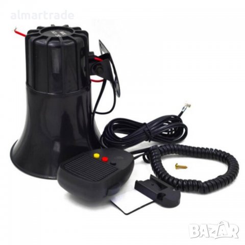 Сирена Мегафон 12V, 50W, снимка 2 - Аксесоари и консумативи - 8380785