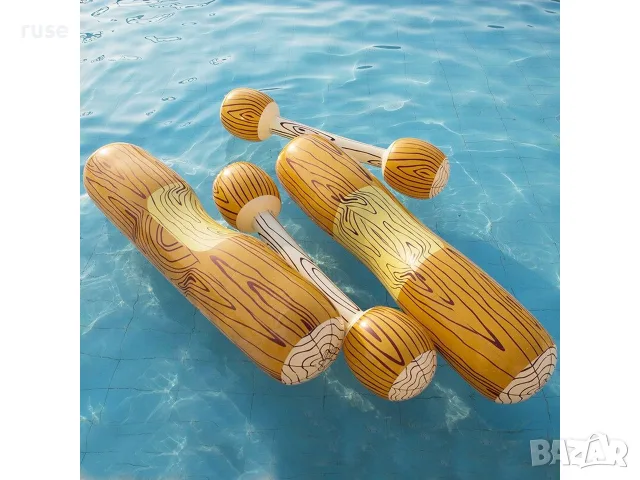 НОВИ! Надуваема играчка водна борба 4 части Гладиаторски битки Log Flume Joust Set