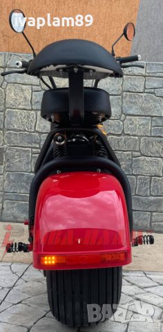 Електрически скутер “ Harley - Davidson “ – 1500W 60V  + LCD Дисплей + Преден LED фар тип ‘’ Angel E, снимка 5 - Мотоциклети и мототехника - 37040319