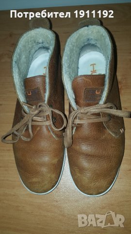 Дамски зимни обувки/ кецове HUB, естествена кожа. Номер 38, снимка 6 - Дамски боти - 31305353