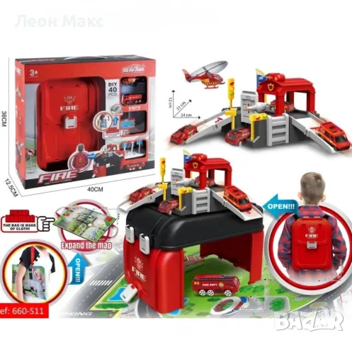 Паркинг раница с метална кола и килим 40ч , снимка 15 - Коли, камиони, мотори, писти - 48418501