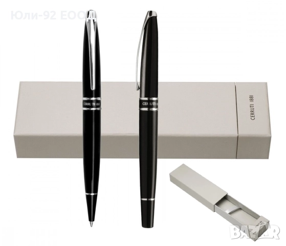 Луксозен дизайнерски комплект химикал и ролер CERRUTI