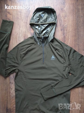 Odlo 1/2 ZIP - страхотна мъжка блуза КАТО НОВА, снимка 6 - Спортни дрехи, екипи - 40779209