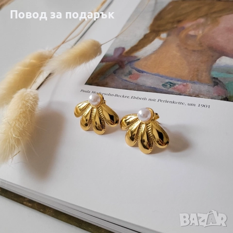 Дамски обеци от неръждаема стомана , снимка 3 - Обеци - 52471788