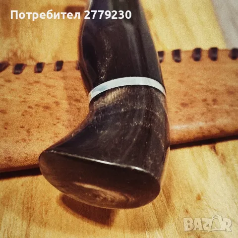 Ловен нож ръчна изработка от П. Неделев!, снимка 7 - Ножове - 49909414
