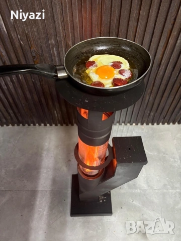 Ракетна пелетна печка - ефективна и икономична !!!, снимка 11 - Къмпинг мебели - 53068264