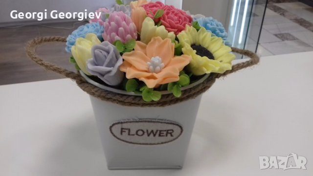Цветя от сапун, снимка 14 - Изкуствени цветя - 37135853
