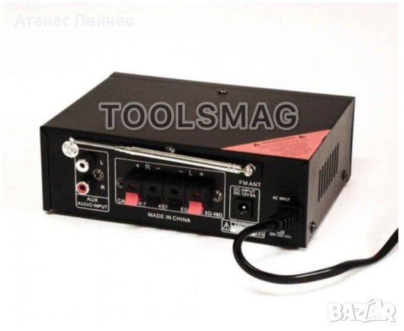 Мини стерео усилвател SN-777BT Bluetooth USB, снимка 2 - Ресийвъри, усилватели, смесителни пултове - 40634608
