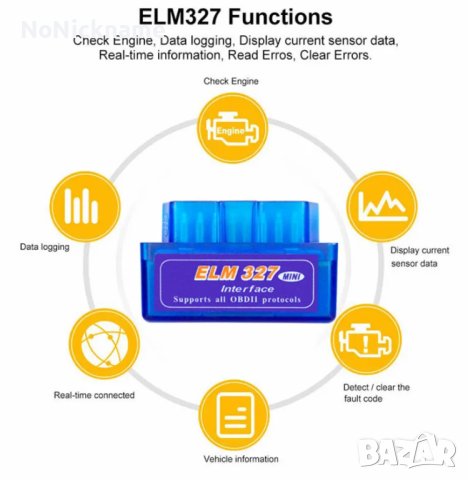 Elm327 V1.5 PIC18F25K80 Bluetooth OBD2 автодиагностичен скенер автомобилна диагностика четец Elm 327, снимка 8 - Аксесоари и консумативи - 22273250