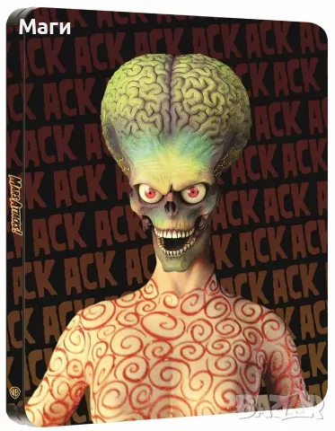Марсиански атаки / Mars Attacks  (4K UHD +  Blu-ray) Steelbook Collector's Edition без Бг субтитри , снимка 4 - Blu-Ray филми - 55898973