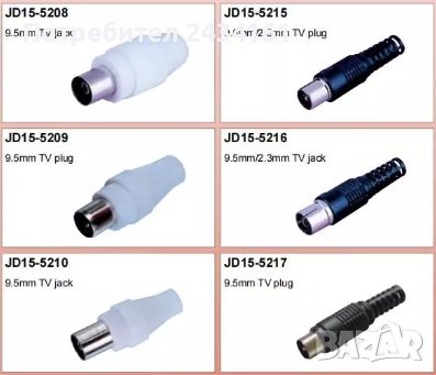 Телевизионни букси и конектори, снимка 3 - Части и Платки - 36338675