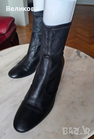 Боти HÖGL естествена кожа, снимка 2 - Дамски боти - 52278157