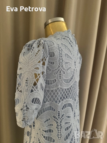 Елегантна и нежна дамска рокля М/Л , снимка 3 - Рокли - 52558558