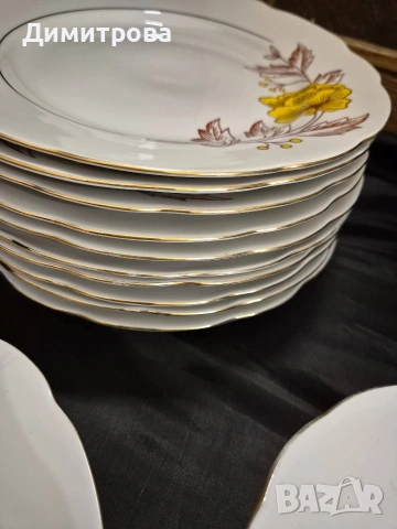 Сервиз за хранене, Cmielow Poland , снимка 10 - Сервизи - 54287475