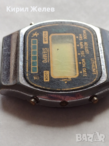Ретро часовник с Солар STEMPO стар рядък модел за колекционери - 27012, снимка 3 - Антикварни и старинни предмети - 36527375