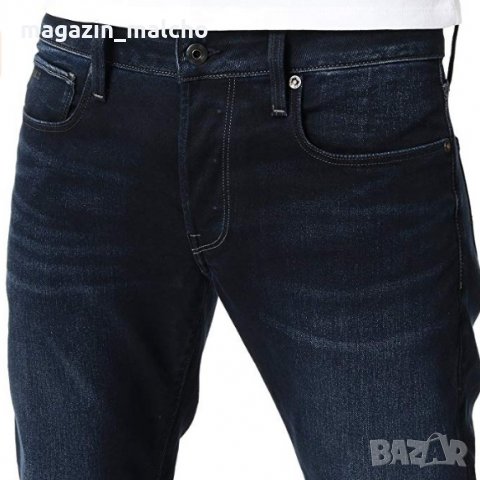 МЪЖКИ ДЪНКИ – G-STAR RAW 3301 SLIM; размер: W28 L32, снимка 3 - Дънки - 31964590