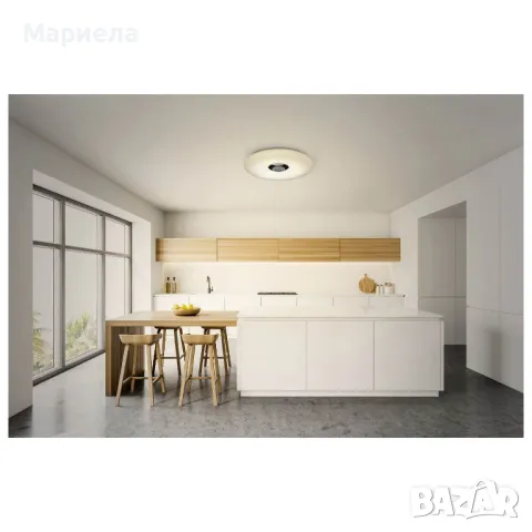 LED Плафон с Bluetooth Колона / 40см. / Димиране / Смяна на Цветовете, снимка 10 - Лед осветление - 50078548