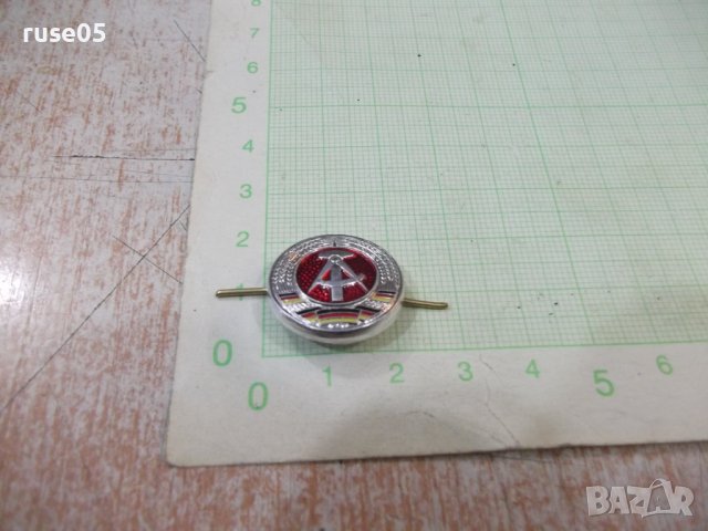 Кокарда немска от ГДР, снимка 2 - Други ценни предмети - 38552451
