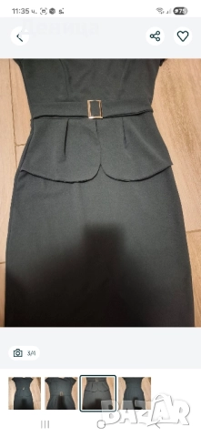 елегантна дамска рокля, снимка 3 - Рокли - 52509331