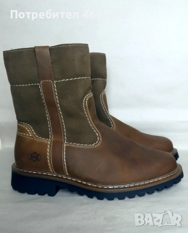 Мъжки боти от естествена кожа Josef Seibel №42 / Германия, снимка 5 - Мъжки боти - 53188370