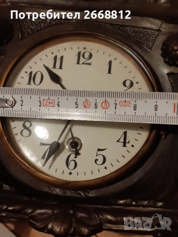 часовник, снимка 6 - Антикварни и старинни предмети - 52186479