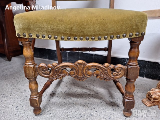 два броя столове с дърворезба , снимка 7 - Столове - 44261635