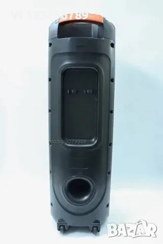 Преносима караоке колона ТТД 2810 3х8 инча микрофон, снимка 2 - Bluetooth тонколони - 50831967