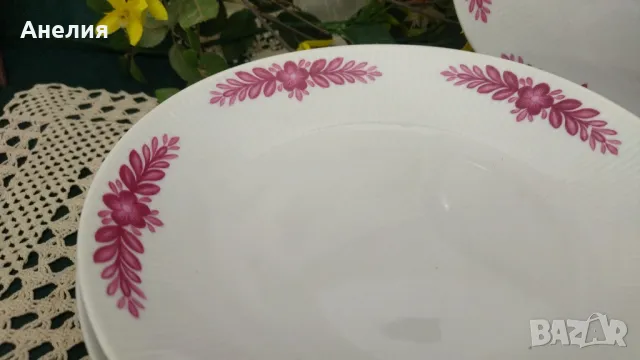 Seltmann Weidenen Bavaria цикламени цветя , снимка 6 - Чинии - 49816767