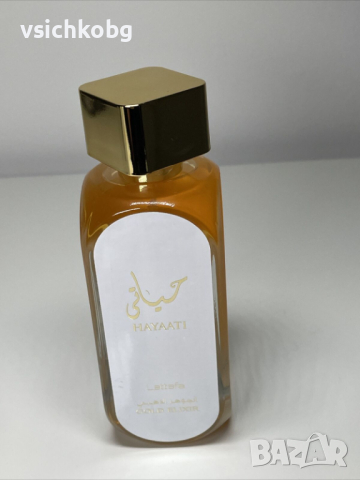 Аaрабски парфюм Hayaati Gold Elixir от Lattafa Perfumes 100 мл за ЖЕНИ ,Ванилия, Амбър, Мускус, снимка 3 - Дамски парфюми - 44763719